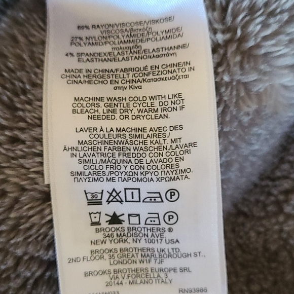 NWOT Brooks Brothers Red Fleece Purple Dress L - Picture 4 of 6